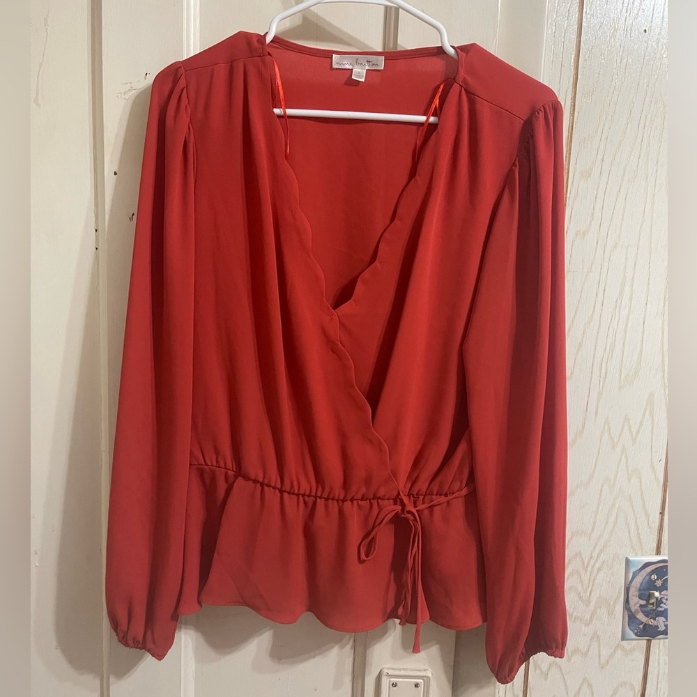 Nine Britton wrap blouse